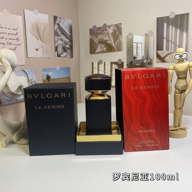 高品质 宝格丽珠宝世家系列-罗宾尼亚浓香水100Ml Bvlgari Rubinia, 2018 品牌：宝格丽 调香师：Alberto Morillas 属性：