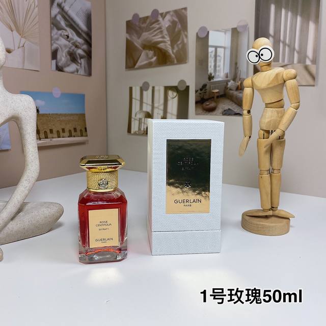 高品质 娇兰艺术沙龙数字系列-1号玫瑰香精版香水50Ml Guerlain Rose Centifolia Extrait 1, 品牌：娇兰 调香师：Delph