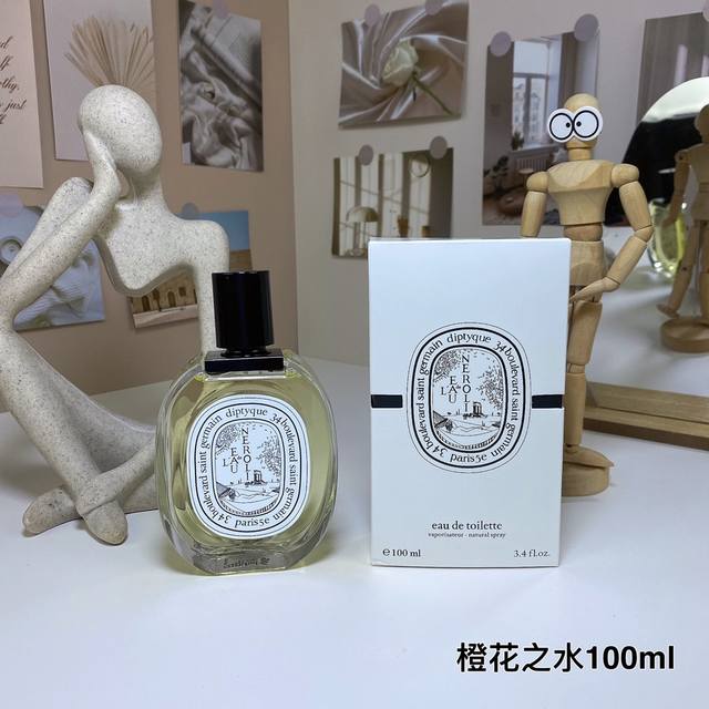 高品质 蒂普提克白标橙花之水淡香水100Ml Diptyque L'eau De Neroli,2008 品牌：蒂普提克 调香师：Olivier Pescheu