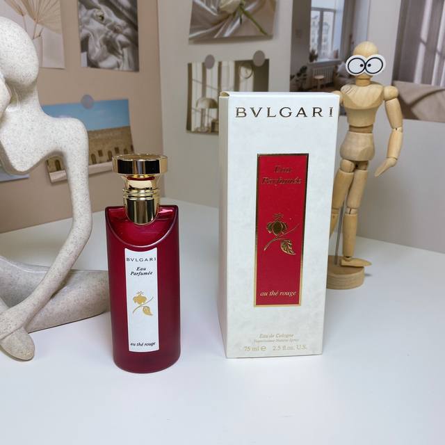 高品质 宝格丽红茶中性古龙香水 Ml Bvlgari Eau Parfumee Au The Rouge,2006 品牌：宝格丽 调香师：Olivier Pol - 点击图像关闭