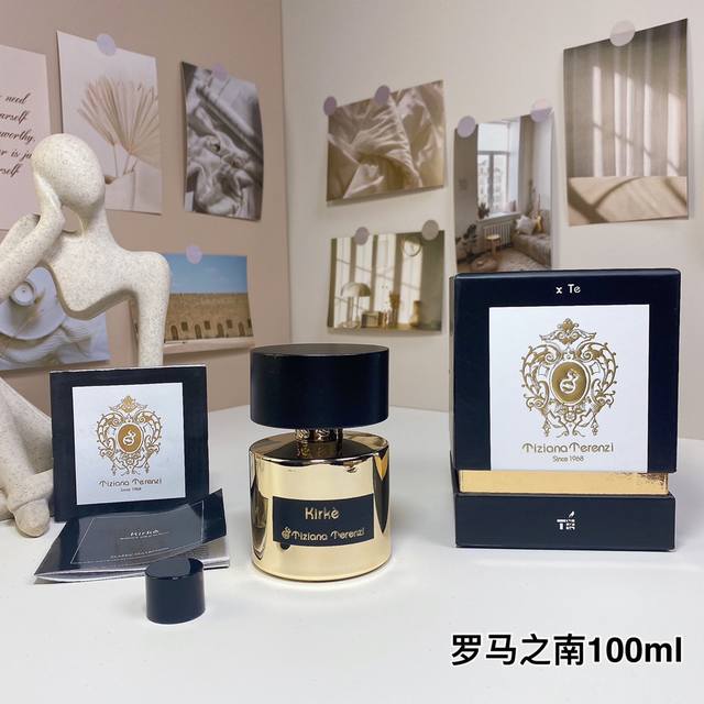 高品质 蒂齐纳泰伦斯罗马之南浓香水100Ml Tiziana Terenzi Kirke, 2015 品牌：蒂齐纳泰. 调香师：Paolo Terenzi 属性 - 点击图像关闭