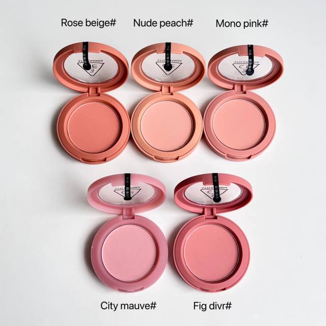 高品质 3Ce单色腮红！ 色号：Rose Beige#，Nude Peach#，Mono Pink#，City Mauve#，Fig Dive#。 - 点击图像关闭